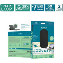 Dėklas planšetiniam kompiuteriui Mobilis Mobilis ELEMENT Case Galaxy Tab A11+ / A9+ 27,9 cm (11") Folio Black Dėklas planšetiniam kompiuteriui Mobilis Mobilis ELEMENT Case Galaxy Tab A11+ / A9+ 27,9 cm (11") Folio Black