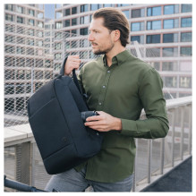Notebook backpack 13-15.6 inch Eco Motion, black Notebook backpack 13-15.6 inch Eco Motion, black