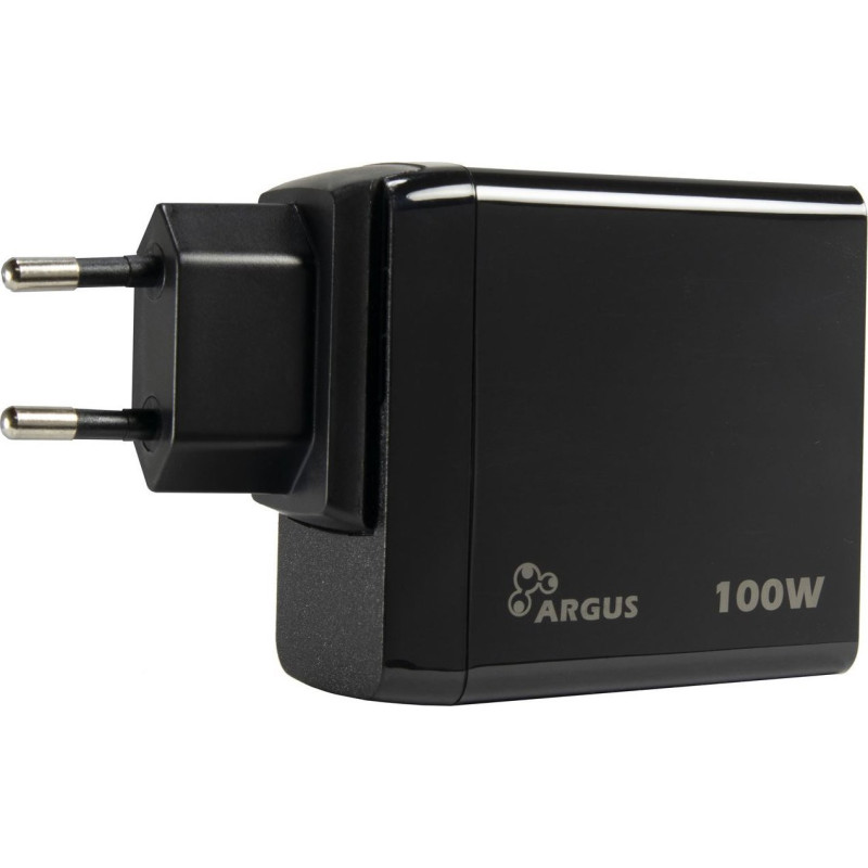 Inter-Tech PD-kroviklis USB C, PSU PD-3100, PD 100W, Black