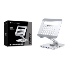 CONCEPTRONIC Planšetinis kompiuteris inkl.8-in-1 Sidabrinis prijungimas CONCEPTRONIC Planšetinis kompiuteris inkl.8-in-1 Sidabrinis prijungimas