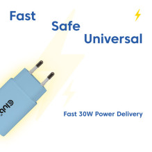 Club3D Lifestyle USB-C charger 30W, 2 pcs Blue retail Club3D Lifestyle USB-C charger 30W, 2 pcs Blue retail