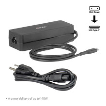 Maitinimo šaltinis nešiojamam kompiuteriui Club 3D Club3D USB-C PD3.1 140W GaN mažmeninei prekybai Maitinimo šaltinis nešiojamam kompiuteriui Club 3D Club3D USB-C PD3.1 140W GaN mažmeninei prekybai