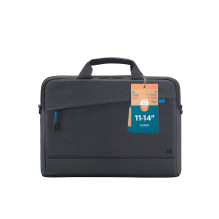 Mobilis Trendy Briefcase 11-14'' Black 35% RECYCLED