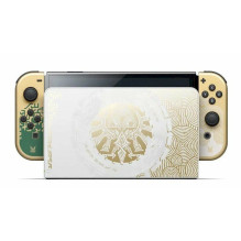 Nintendo Switch OLED modelis Zelda: Tears of the Kingdom ribota laida Gold / White EU Nintendo Switch OLED modelis Zelda: Tears of the Kingdom ribota laida Gold / White EU