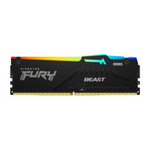 Kingston DIMM 64 GB DDR5-6400 (2x 32 GB) Dual-Kit (Black, KF564C32BBEAK2-64, FURY Beast RGB, INTEL XMP, AMD EXPO) Kingston DIMM 64 GB DDR5-6400 (2x 32 GB) Dual-Kit (Black, KF564C32BBEAK2-64, FURY Beast RGB, INTEL XMP, AMD EXPO)
