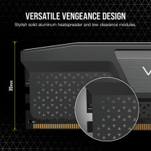 DDR5 64GB PC 6200 CL32 CORSAIR KIT (2x32GB) VENGEANCE Black retail DDR5 64GB PC 6200 CL32 CORSAIR KIT (2x32GB) VENGEANCE Black retail