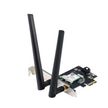 Asus PCE-BE6500 „WiFi 7 PCI-E“ adapteris su 2 išorinėmis antenomis