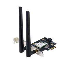 Asus PCE-BE6500 „WiFi 7 PCI-E“ adapteris su 2 išorinėmis antenomis
