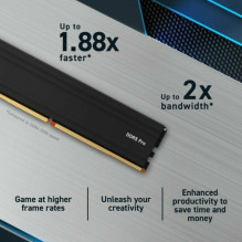 Atmintis Crucial Pro, DDR5, 64 GB, 5600MHz, CL46 (CP2K32G56C46U5) Atmintis Crucial Pro, DDR5, 64 GB, 5600MHz, CL46 (CP2K32G56C46U5)