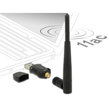 DeLOCK WLAN USB2.0 Stick (juoda)