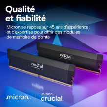 Crucial Pro Overclocking Memory, DDR5, 32 GB, 6000MHz, CL36 (CP2K16G60C36U5W)