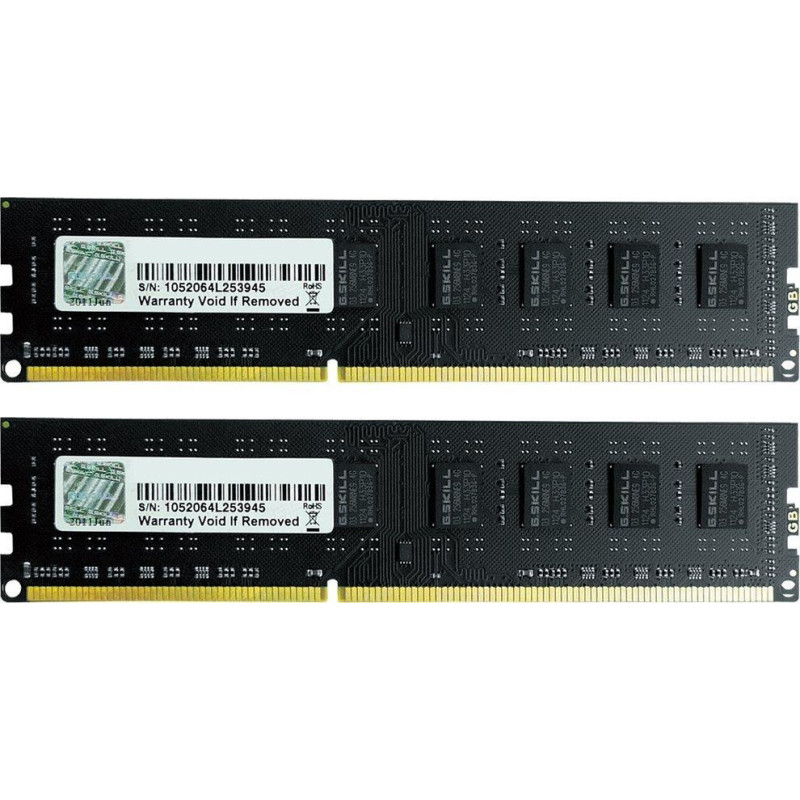 DDR3 8GB PC 1333 CL9 G.Skill KIT (2x4GB) 8GNS value mažmeninė prekyba