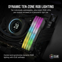 Corsair DIMM 32 GB DDR5-6000 (2x 16 GB) Dual-Kit (Gray, CMH32GX5M2B6000Z30K, Vengeance RGB, INTEL XMP, AMD EXPO)