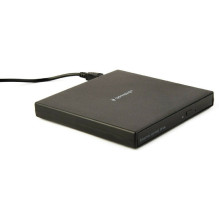 gembird DVW EXT SLIM DVD-USB-04 juoda USB2.0 DVD8x CD24x