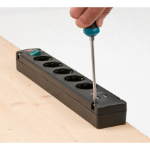 Brennenstuhl Bremounta Steckdosenleiste 5-fach (weiß, 3 metrų kabelis, 2x USB-A) Brennenstuhl Bremounta Steckdosenleiste 5-fach (weiß, 3 metrų kabelis, 2x USB-A)
