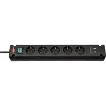 Brennenstuhl Bremounta Steckdosenleiste 5-fach (weiß, 3 metrų kabelis, 2x USB-A) Brennenstuhl Bremounta Steckdosenleiste 5-fach (weiß, 3 metrų kabelis, 2x USB-A)