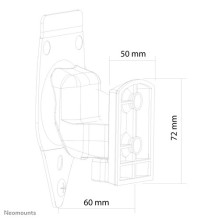 Neomounts WAH laikiklis Sonos 3 kolonėlėms Black Neomounts WAH laikiklis Sonos 3 kolonėlėms Black