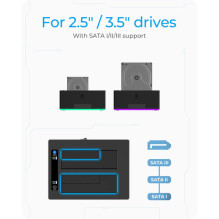 Docking- Clonstation IcyBox 2.5" 3.5" SATA, USB3.0 TypeA Docking- Clonstation IcyBox 2.5" 3.5" SATA, USB3.0 TypeA