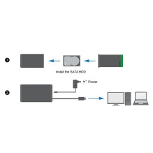 Logilink Hard disk housing 3.5", SATA, USB 3.0 Logilink Hard disk housing 3.5", SATA, USB 3.0