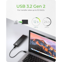 Externes Geh. IcyBox USB Type-C Gehäuse für M.2 NVMe SSD Externes Geh. IcyBox USB Type-C Gehäuse für M.2 NVMe SSD
