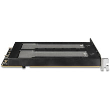 ToughArmor 2x M.2 NVME to PCIe 4.0 x8 card bifurcation w / tra ToughArmor 2x M.2 NVME to PCIe 4.0 x8 card bifurcation w / tra