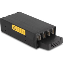 DELOCK Slim Bay Wechselrahmen für 4 x M.2 NVMe SSD SFF-8654 DELOCK Slim Bay Wechselrahmen für 4 x M.2 NVMe SSD SFF-8654