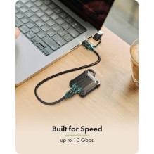 Geh. IcyBox NVMe M.2 10Gbps USB3.2 GEN2 C tipo