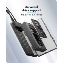 Geh. IcyBox Spade Base 388, skirtas 2,5" / 3,5" SATA SSD / HDD Geh. IcyBox Spade Base 388, skirtas 2,5" / 3,5" SATA SSD / HDD