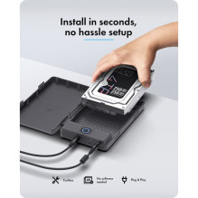 Geh. IcyBox Spade Base 388, skirtas 2,5" / 3,5" SATA SSD / HDD Geh. IcyBox Spade Base 388, skirtas 2,5" / 3,5" SATA SSD / HDD