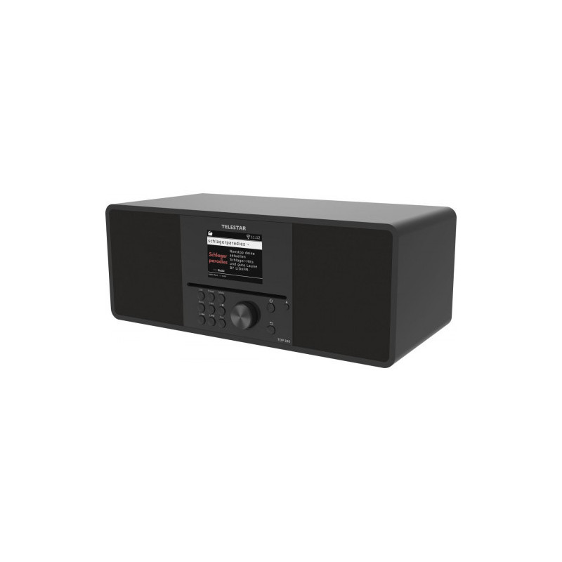 Telestar TOP300 stereo internetinis radijas CD / DAB+ / Wi-Fi / BT / USB, Black