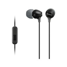 Sony MDR-EX15AP In-Ear Earphone with Microphone Black EU Sony MDR-EX15AP In-Ear Earphone with Microphone Black EU