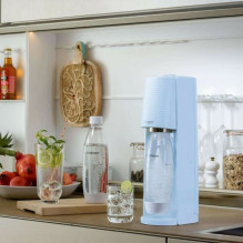 SodaStream Soda Maker Terra lightblue QC with CO2 &amp; 1L PET bottle (1012811315)