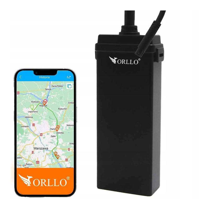 Moduł GPS ORLLO Localizator GPS Nadajnik Alarm Gsm Samochodowy CAR TRACK 4G