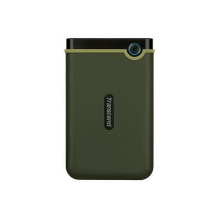 External HDD, TRANSCEND, StoreJet, 1TB, USB 3.1, Colour Green, TS1TSJ25M3G