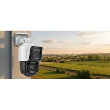 IP kamera Hilook PTZ-D4-Pro duali 8MP (4MP + 4MP)