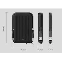 Silicon Power Kietasis diskas 6.3cm 2TB USB3.2 A66 Atsparus smūgiams geltonas