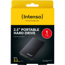 Intenso 2,5 colio atminties dėklas HDD 1 TB USB 3.2 juodas refurb. Intenso 2,5 colio atminties dėklas HDD 1 TB USB 3.2 juodas refurb.