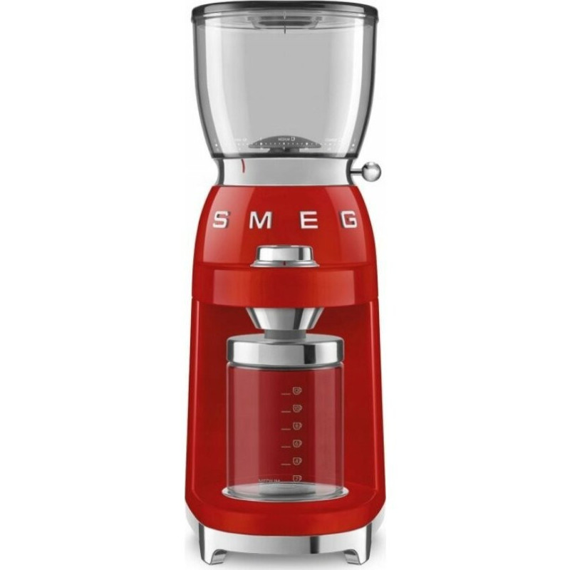 Smeg CGF11RDEU Kaffeemühle 50`s Style rot