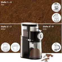 Rommelsbacher Spice Coffee Grinder black Schwarz EKM 200 (EKM 200)