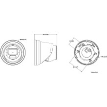 Vandal-proof IP camera DS-2CD2H83G2-LIZS2U(2.8-12MM) AcuSense Smart Hybrid Light - 8.3 Mpx 4K UHD - MOTOZOOM Hikvision