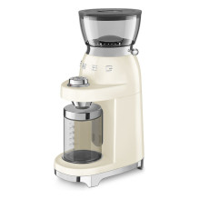 Kavos malūnėlis Smeg Kaffeemhle CGF03CREU, 15 malimo lygių, 240g pupelių talpa, 150W, Creme