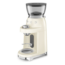 Kavos malūnėlis Smeg Kaffeemhle CGF03CREU, 15 malimo lygių, 240g pupelių talpa, 150W, Creme