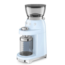Kavos malūnėlis Smeg Kaffeemhle CGF03PBEU, 15 malimo nustatymų, 240g pupelių talpa, 150W, lengvas Blue