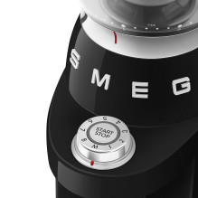 SMEG COFFEE GRINDER 50S STYLE BLACK CGF03BLEU