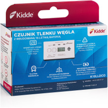 K10LLDCO KIDDE CARBON MONOXIDE AND CARBON MONOXIDE DETECTOR
