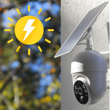 Kameros IP ORLLO Kameros IP belaidis ryšys 4G LTE obrotowa z panelem solarnym Orllo TZ1 PRO