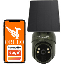 Kameros IP ORLLO Kameros IP Orllo Bezprzewodowa 4G LTE Obrotowa z Panelem Solarnym ORLLO TZ1 MORO