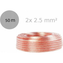 Logilink Lautsprecherkabel, 2x2.50 mm2, 50 m skaidrus