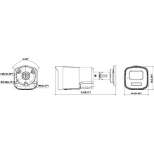 Hikvision DS-2CD1T47G3H-LIUF / SRB(2.8mm) IP camera