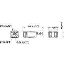 IP kamera Hikvision DS-2CD2T43G2P-LISU / SL(180°)